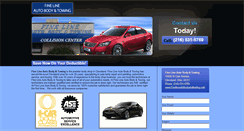 Desktop Screenshot of finelineautobodyandtowing.com